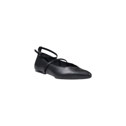 Armani Exchange Women's Black Polyester Platform Pumps