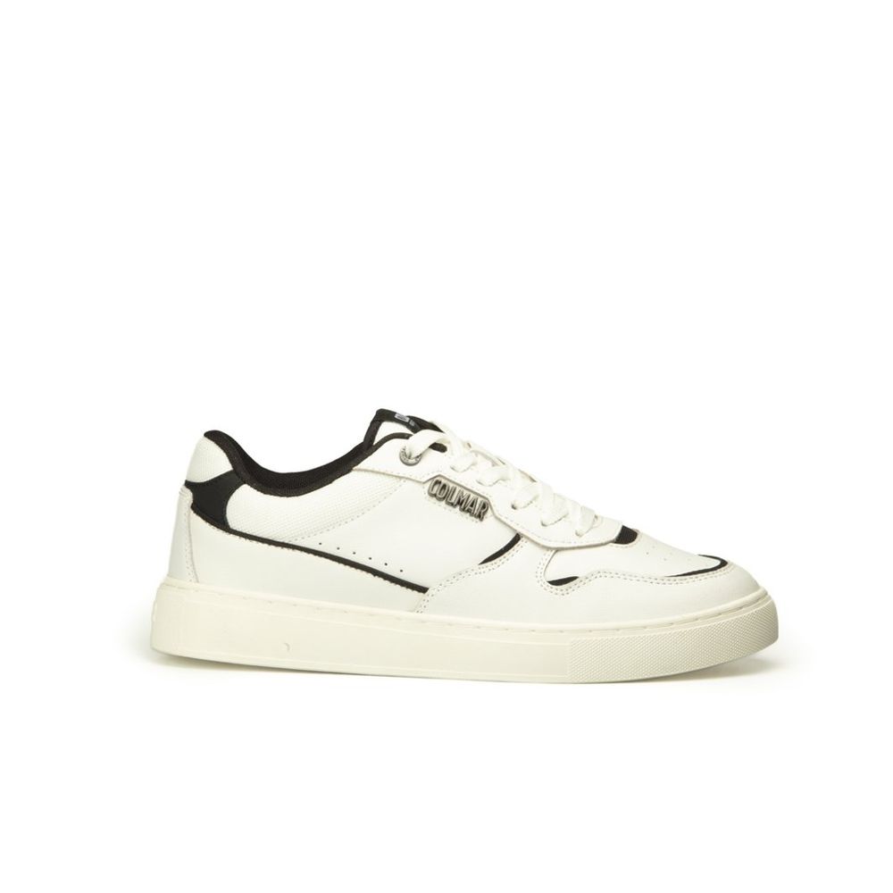 Colmar Baskets basses en cuir noir et blanc
