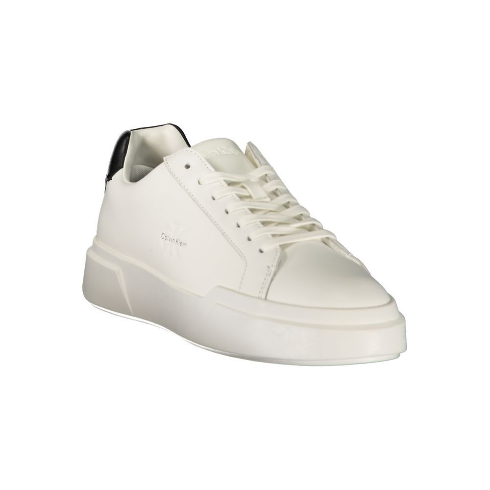 Calvin Klein sneakers made of white polyester