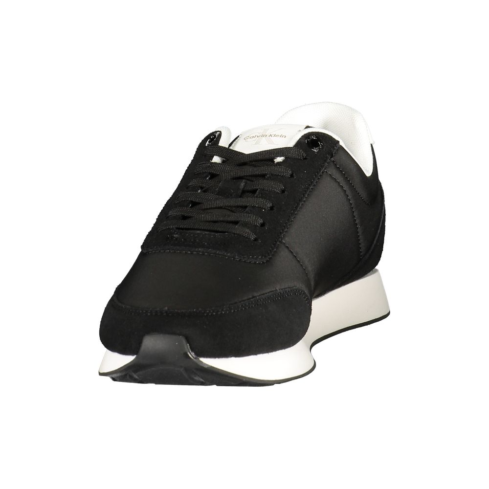Calvin Klein Black Polyester Sneakers for Sporty Looks