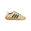 Adidas Beige Calf Leather Bos Taurus Athletic Sneakers