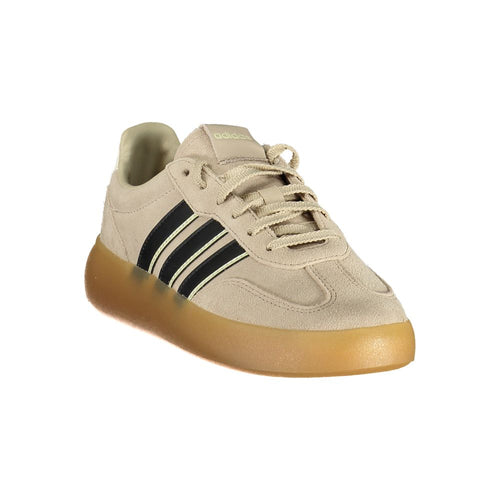 Adidas Baskets athlétiques en cuir de veau beige Bos Taurus
