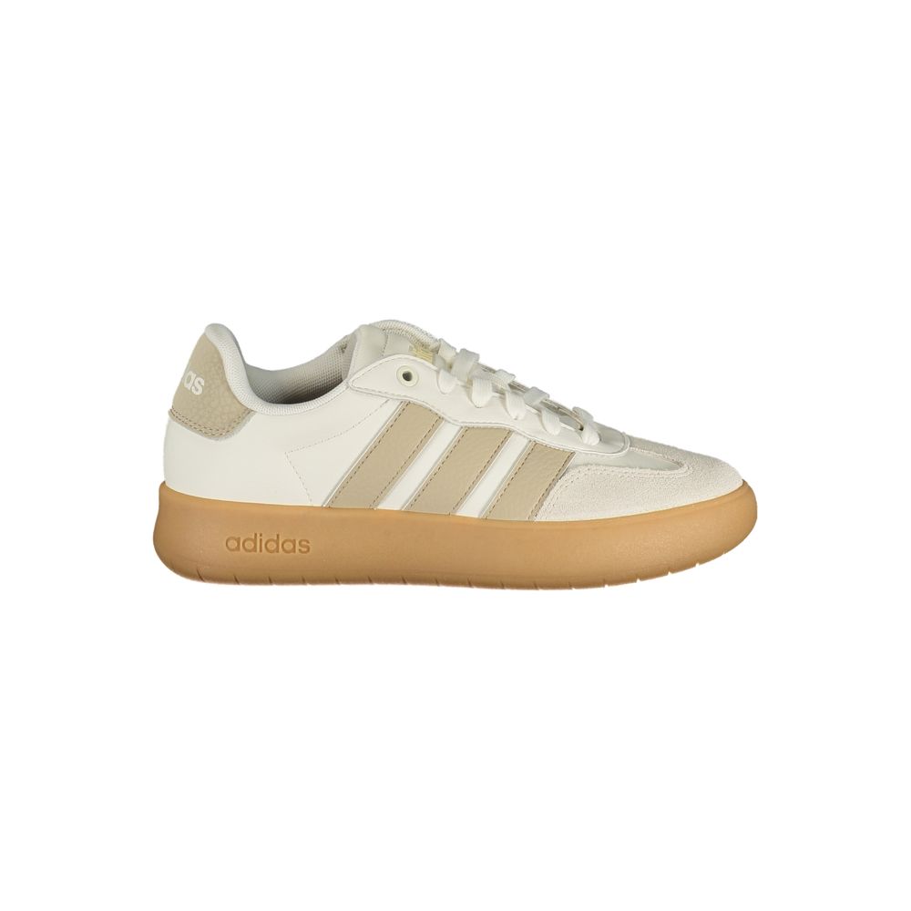 Adidas Weiße Sneaker aus Polyester im Athletic-Stil
