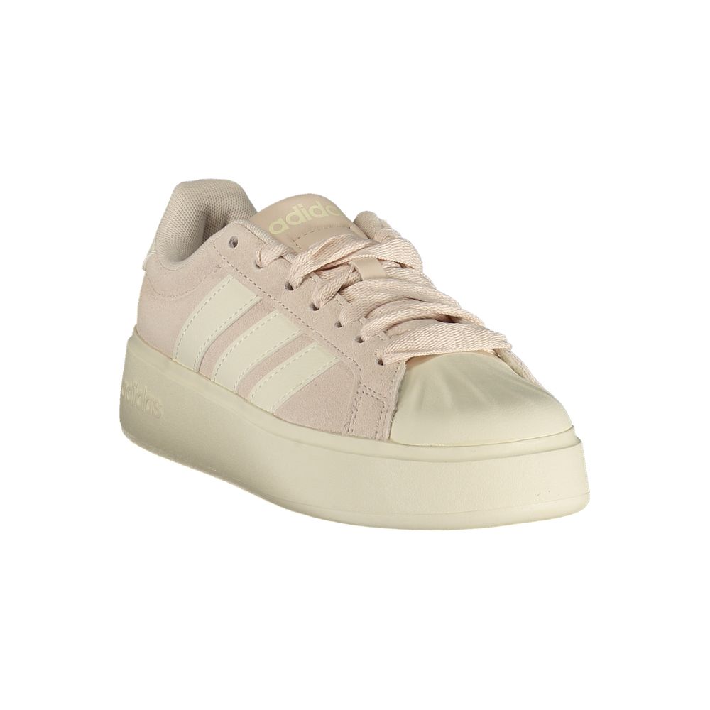 Adidas Weiße Sneaker aus Polyester im Athletic-Stil