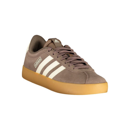 Chaussures de sport marron Adidas en polyester