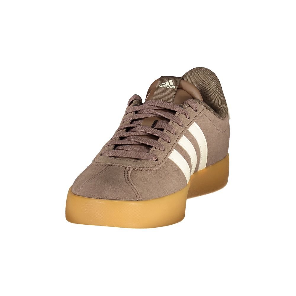 Adidas Brown Polyester Sports Shoes