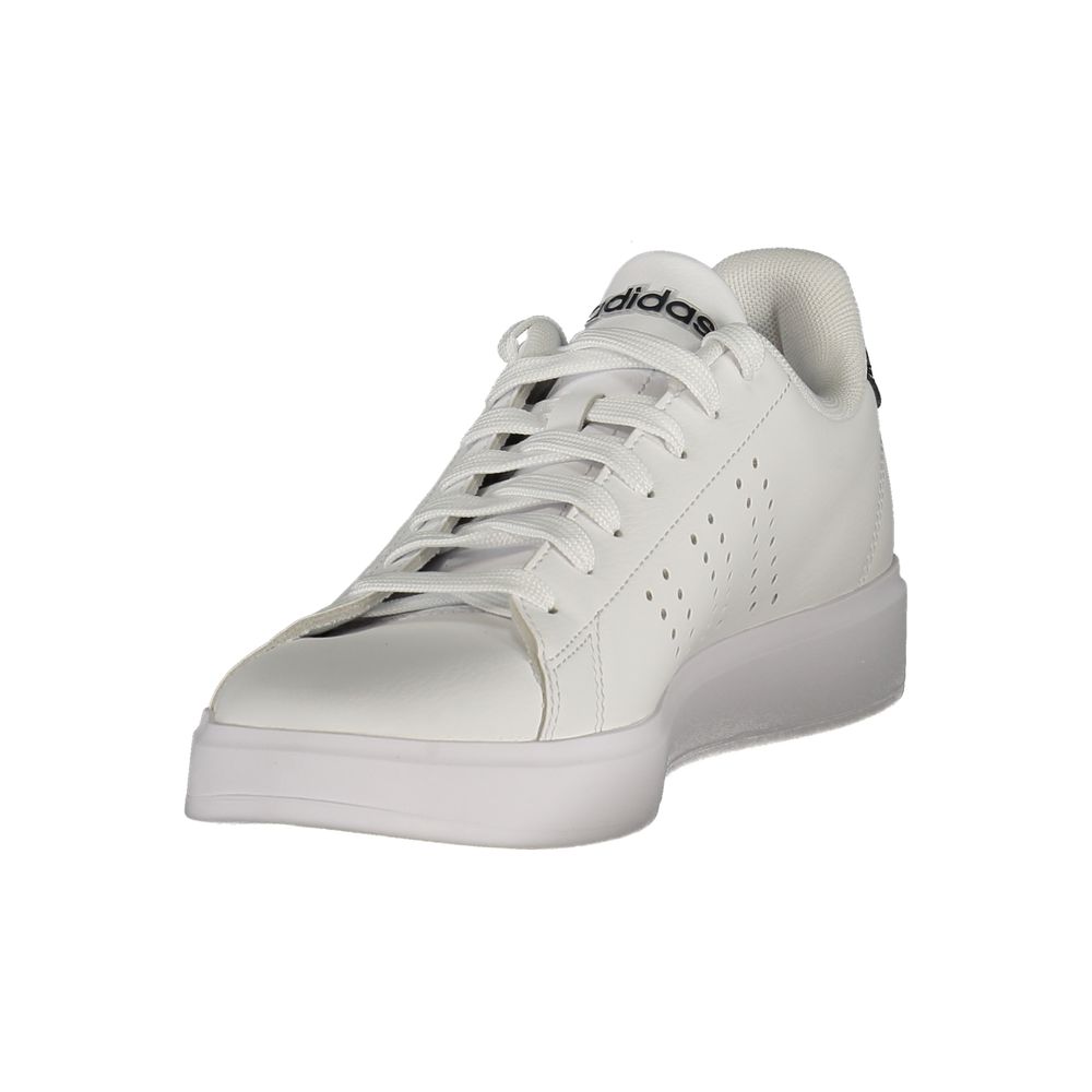 Adidas White Polyurethane Men's Sneakers