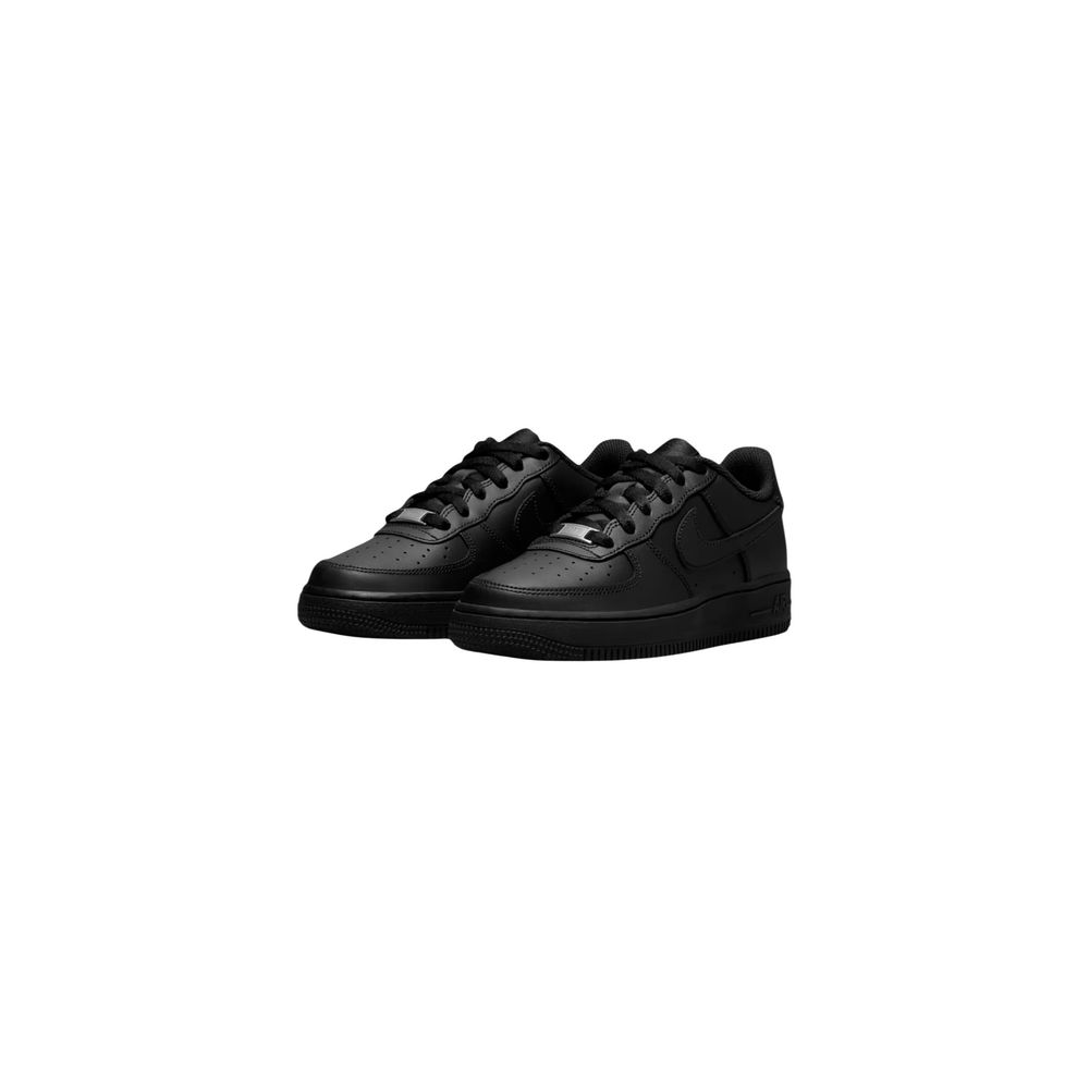 Nike Schwarze Leder Low-Top-Sneaker
