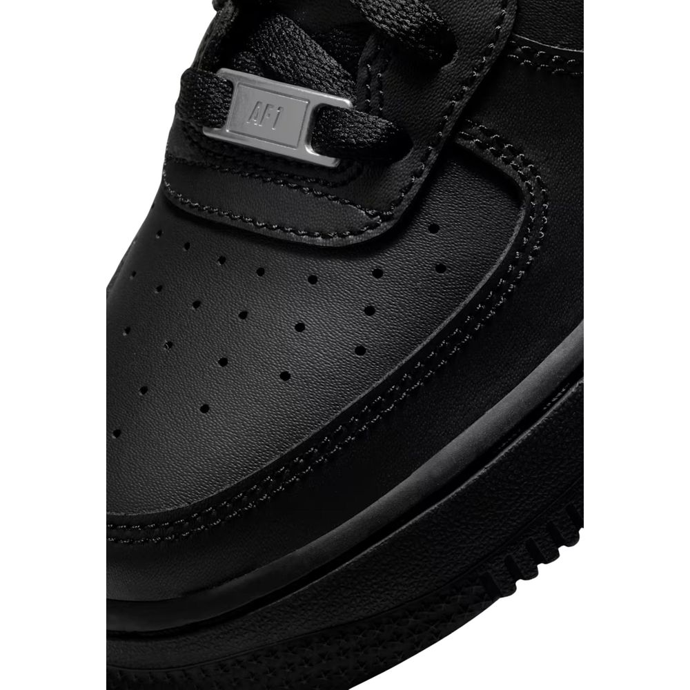 Nike Schwarze Leder Low-Top-Sneaker