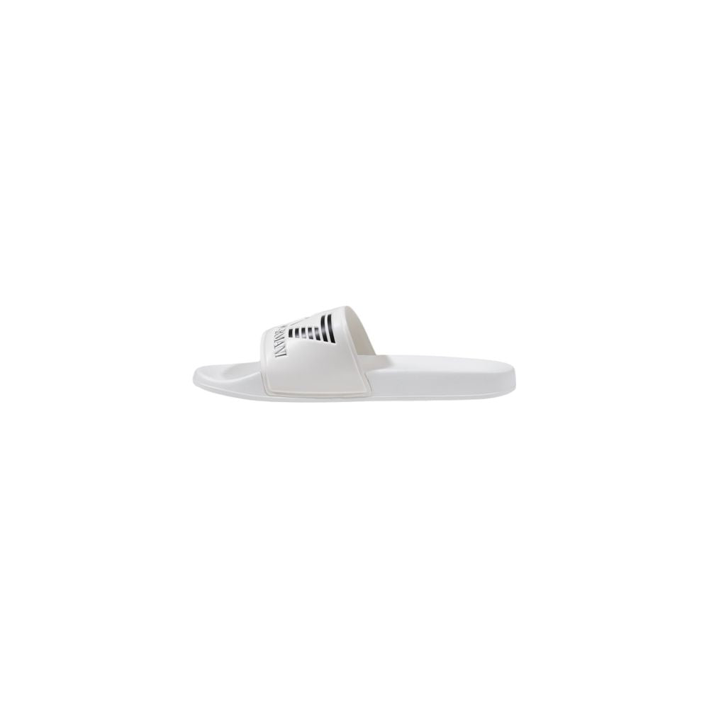 EA7 Emporio Armani Weiße PVC-Slipper