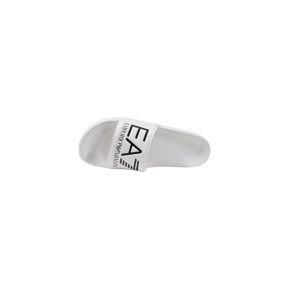 EA7 Emporio Armani Weiße PVC-Slipper