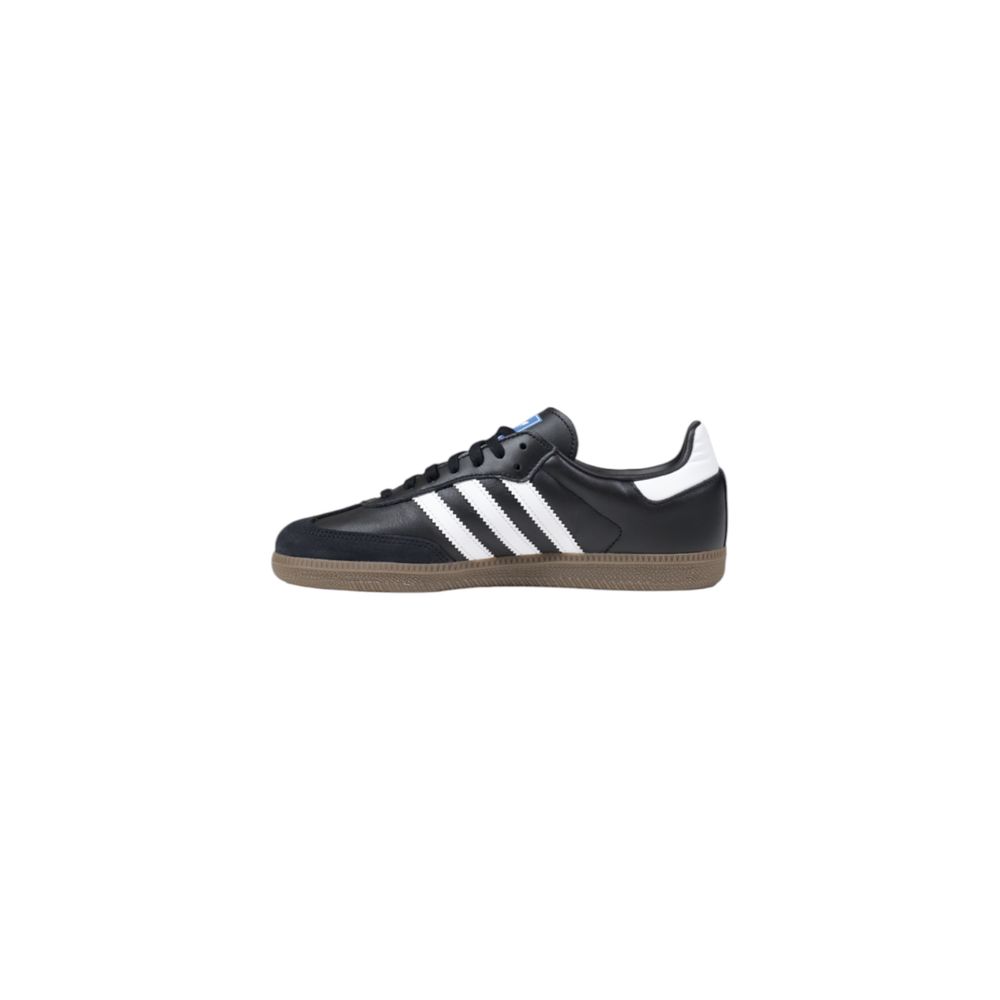 Adidas Originals Schwarze Leder-Sneaker im Athletic-Stil