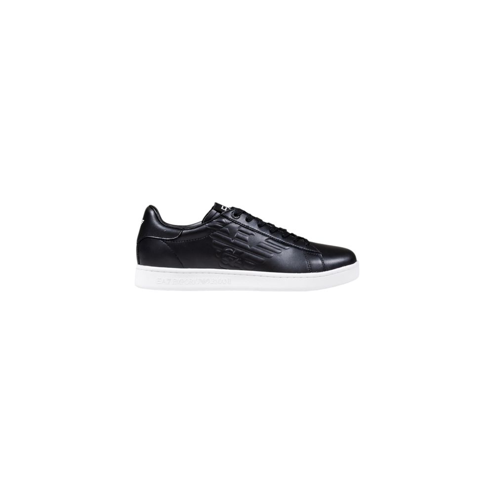 EA7 Emporio Armani Schwarze Leder-Sneakers