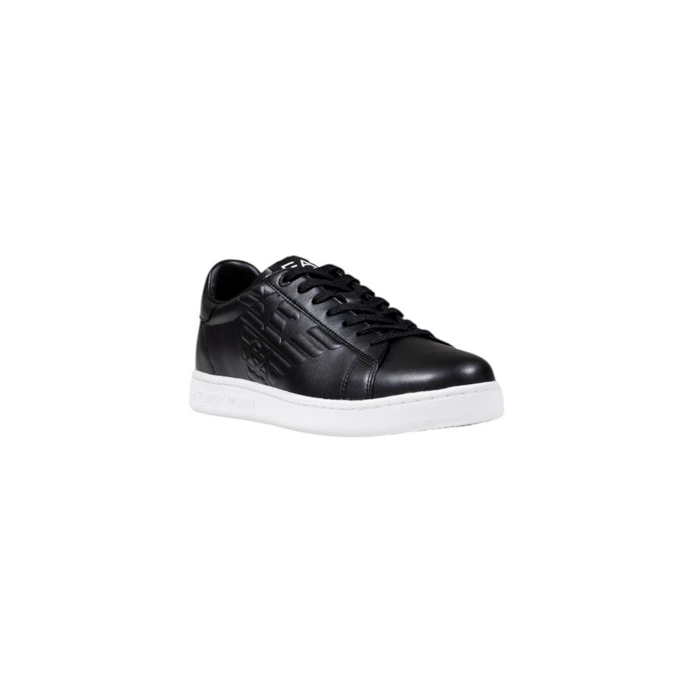 EA7 Emporio Armani Schwarze Leder-Sneakers