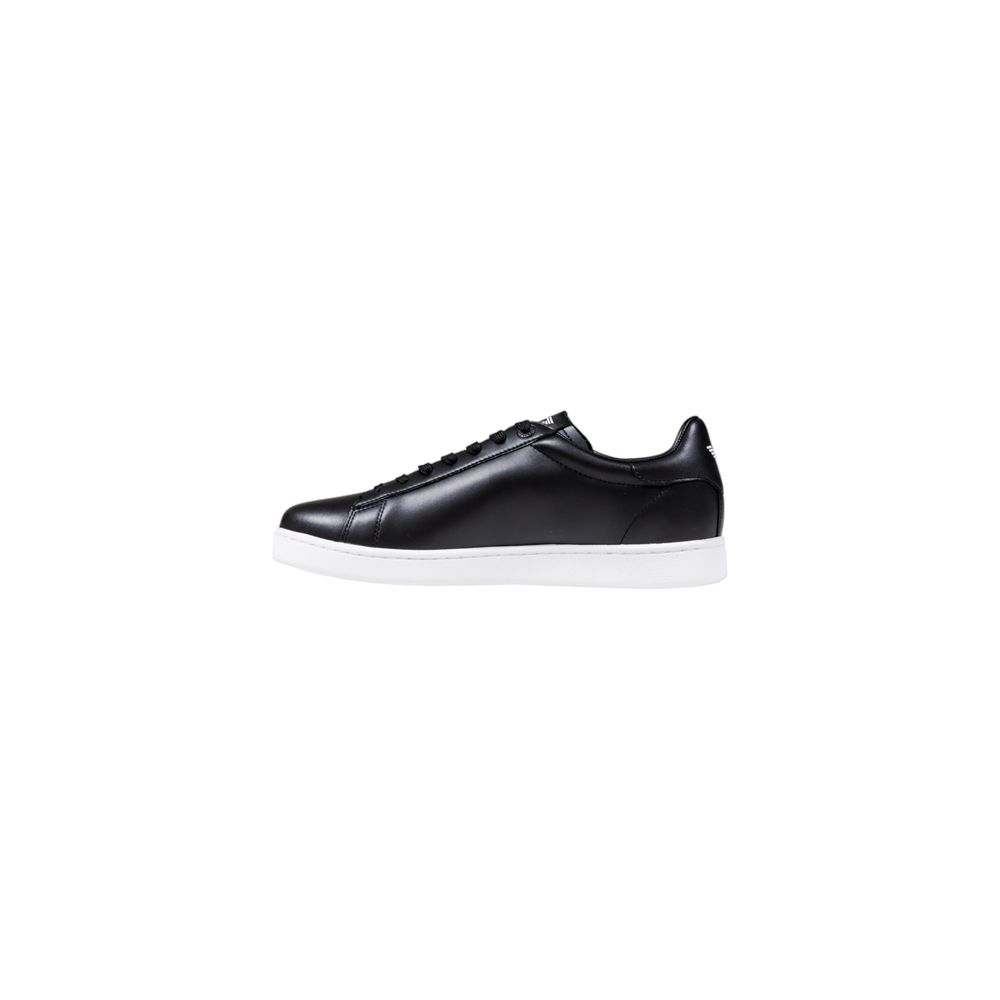 EA7 Emporio Armani Schwarze Leder-Sneakers