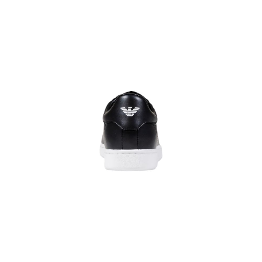 EA7 Emporio Armani Schwarze Leder-Sneakers
