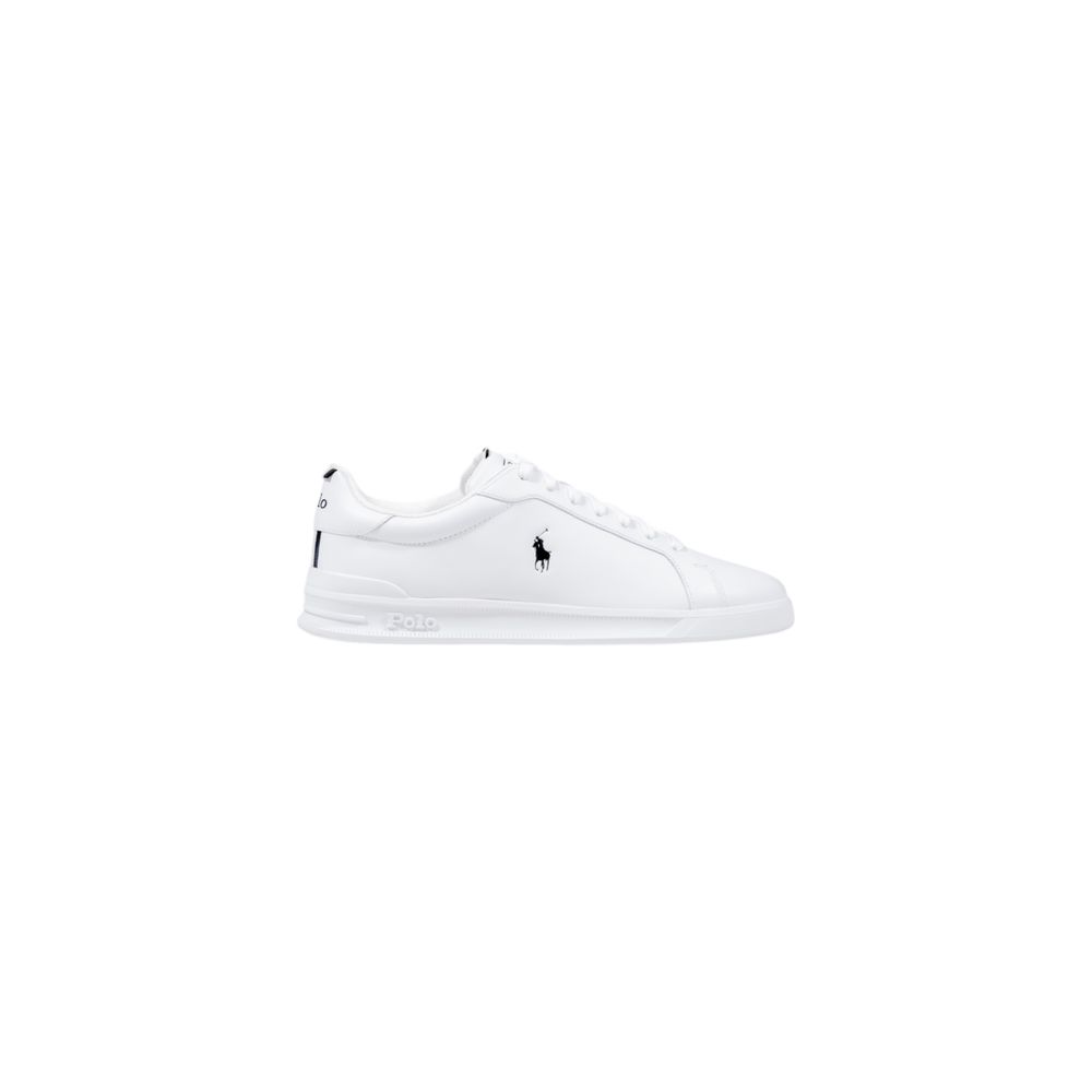 Baskets basses en cuir blanches Ralph Lauren
