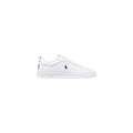 Baskets basses en cuir blanches Ralph Lauren