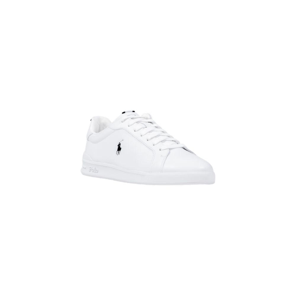 Baskets basses en cuir blanches Ralph Lauren