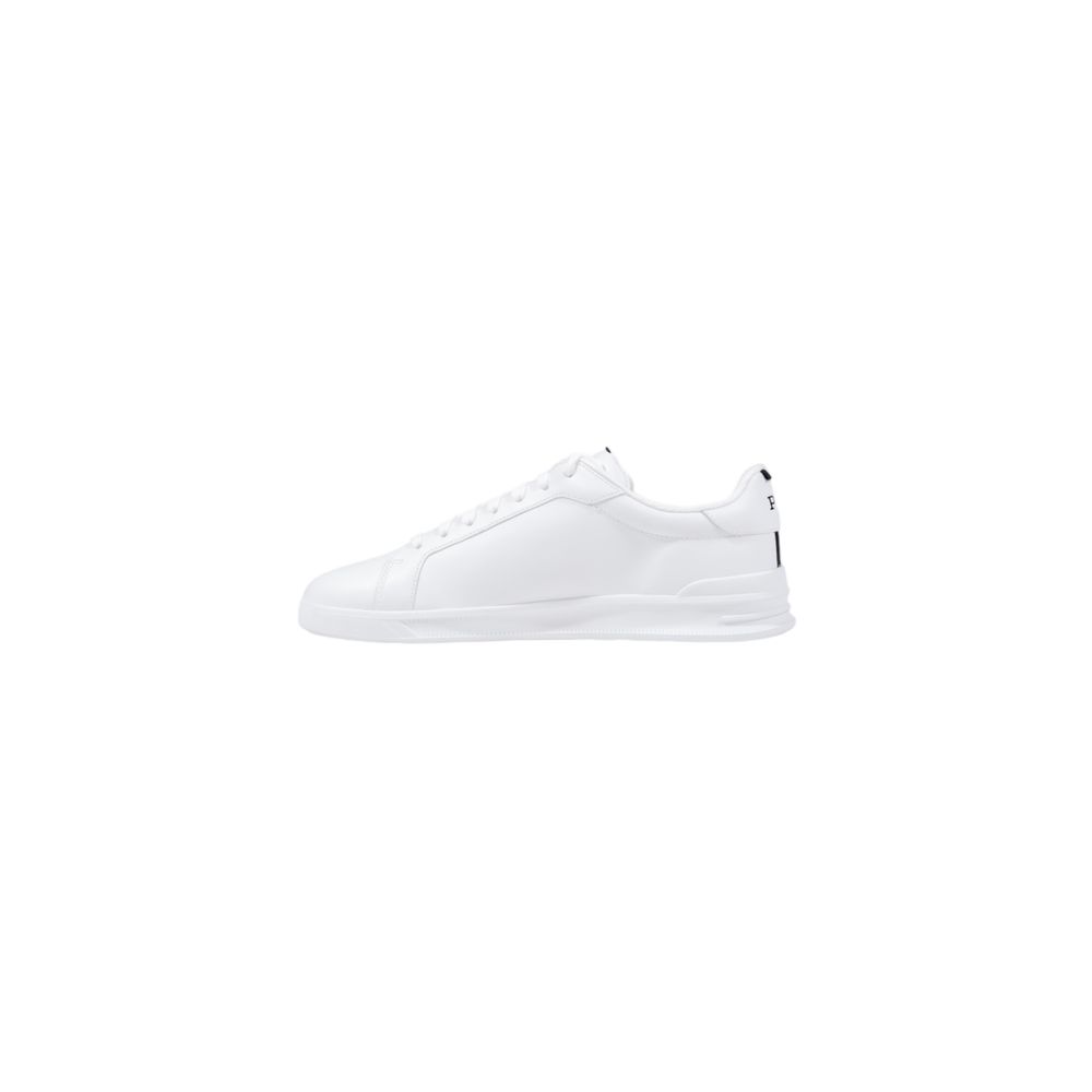 Baskets basses en cuir blanches Ralph Lauren