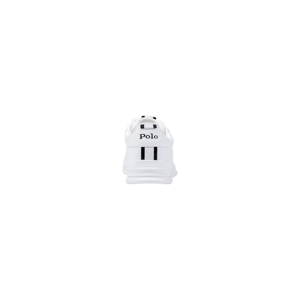 Baskets basses en cuir blanches Ralph Lauren