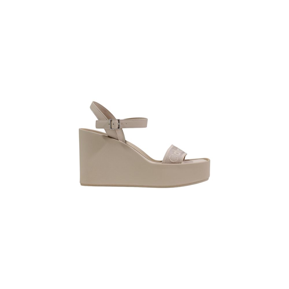Calvin Klein Beige Polyethylen-Sandale