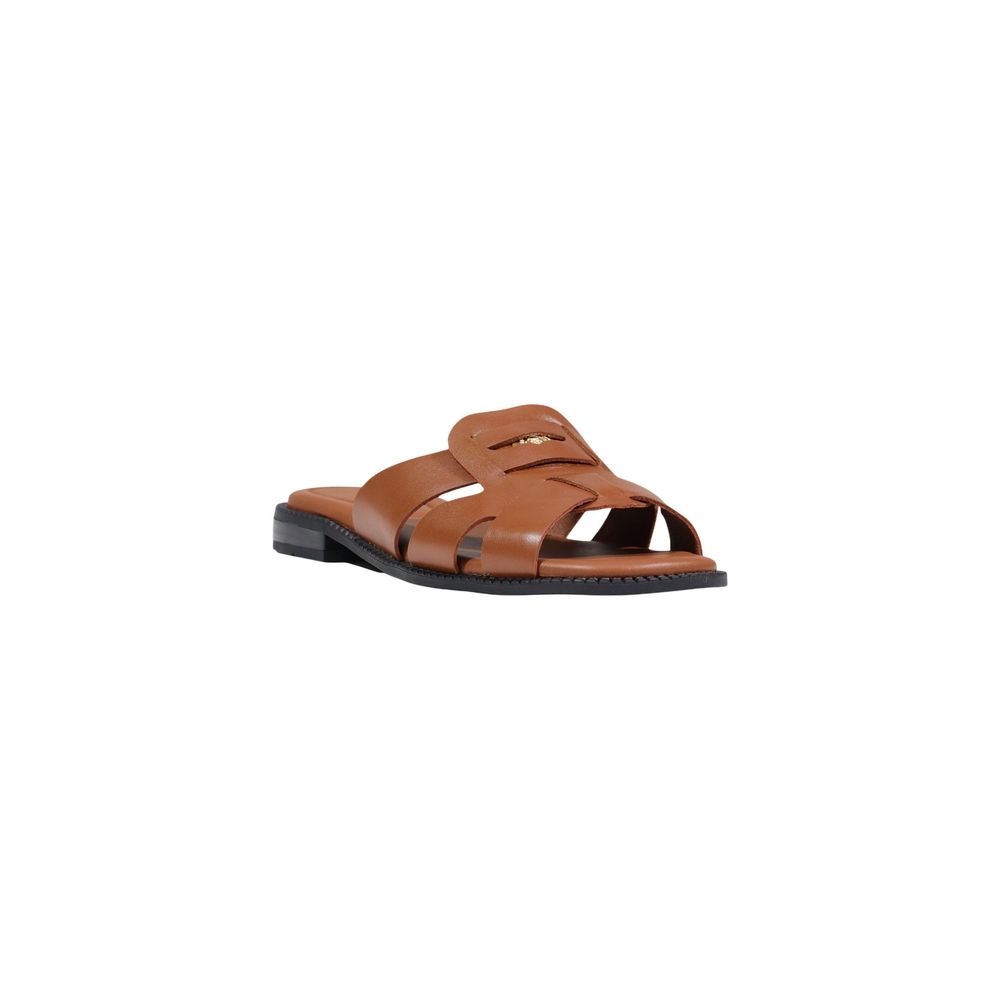 Tommy Hilfiger Braune Ledersandalen