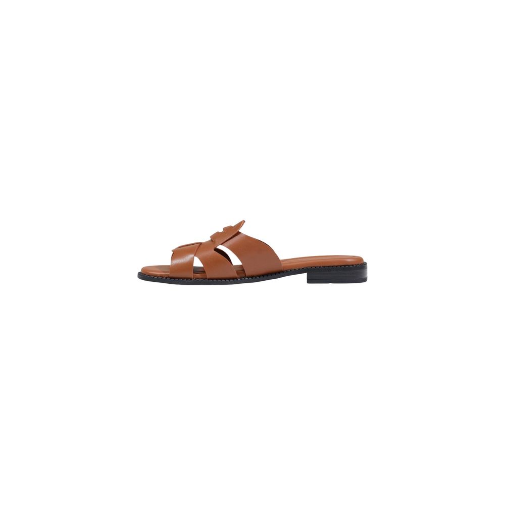 Tommy Hilfiger Braune Ledersandalen