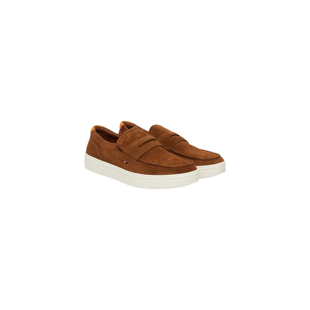 Tommy Hilfiger Brown Suede Loafers