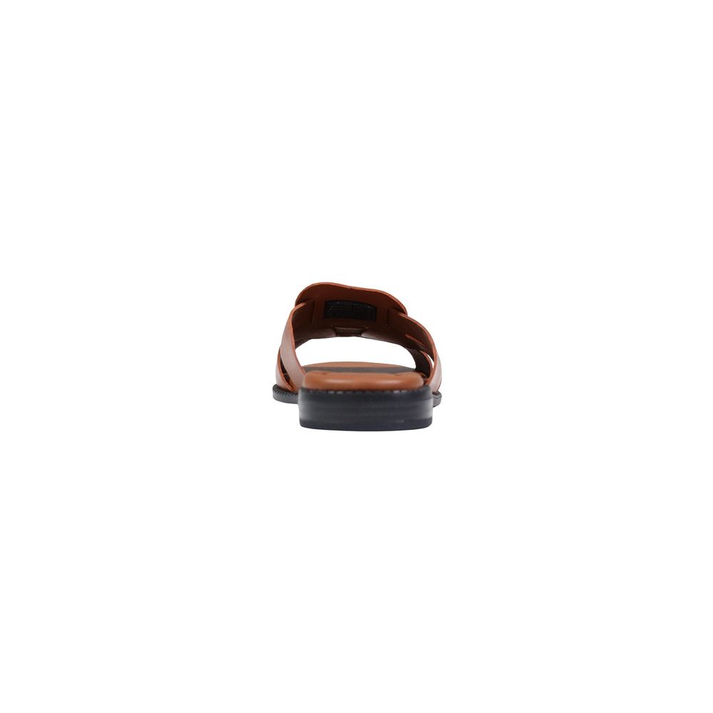 Tommy Hilfiger Braune Ledersandalen