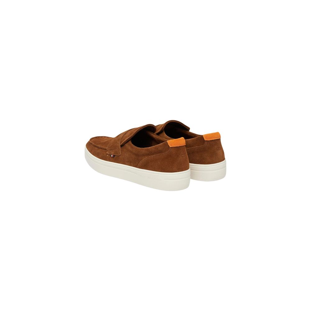 Tommy Hilfiger Brown Suede Loafers