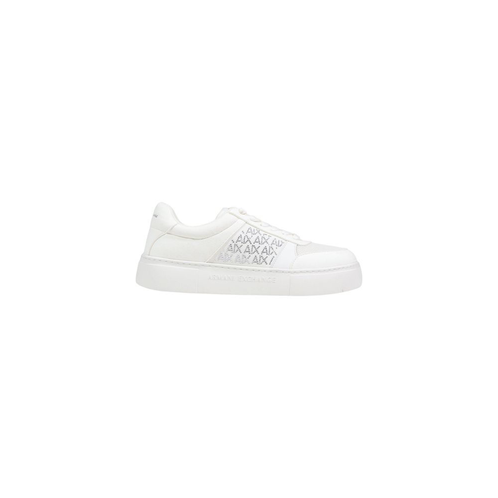 Armani Exchange Weiße Sneaker aus Polyamid