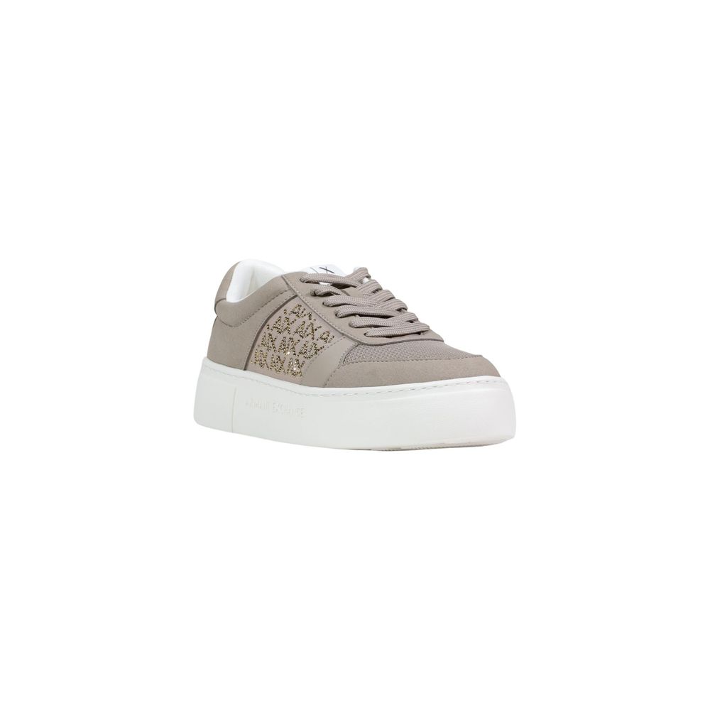 Armani Exchange Braune Polyamid-Sneaker für sportliche Looks