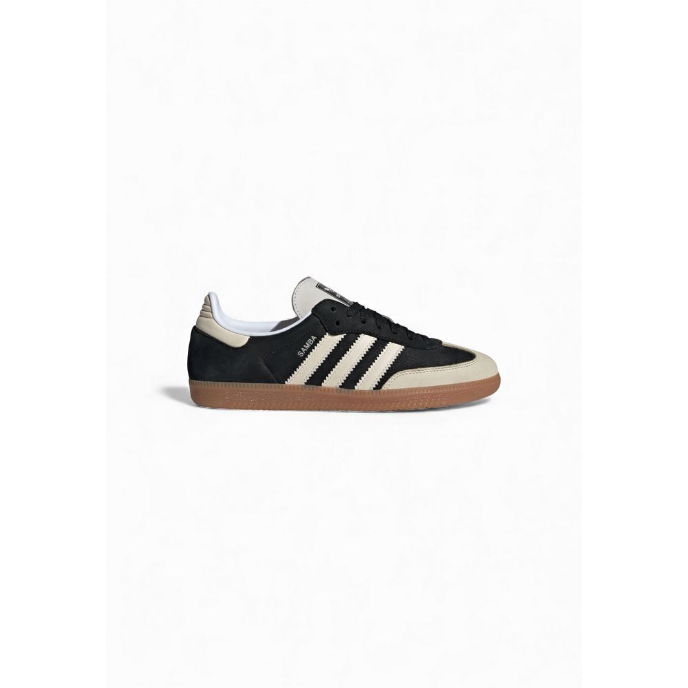 Baskets basses en cuir noir Adidas Originals
