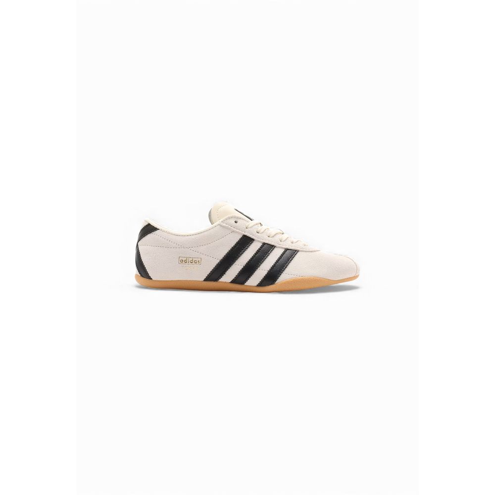 Baskets athlétiques en suède noir et blanc Adidas Originals