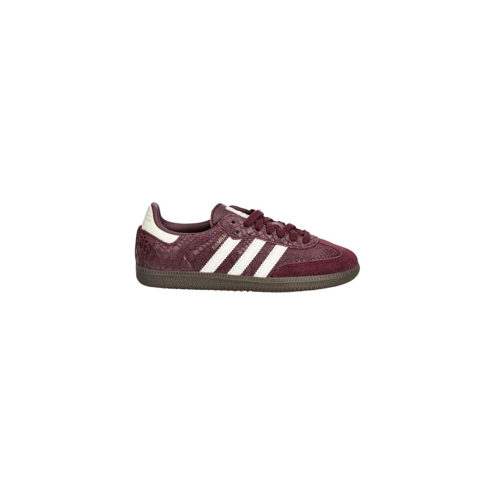 Baskets basses Adidas Originals en cuir bordeaux