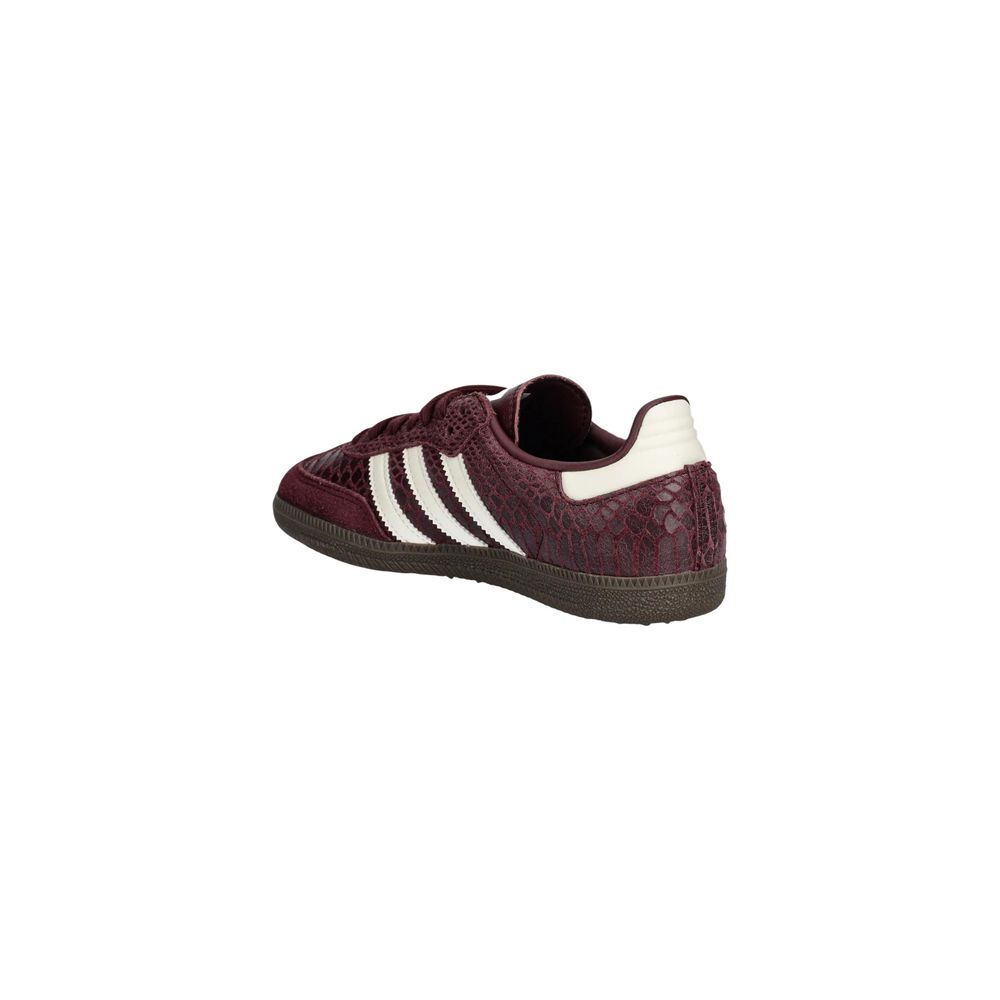 Baskets basses Adidas Originals en cuir bordeaux