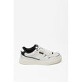 Colmar Schwarze und Weiße Leder-Sneaker Low-Top
