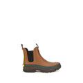 Barbour Braune Chelsea Boots aus Gummi