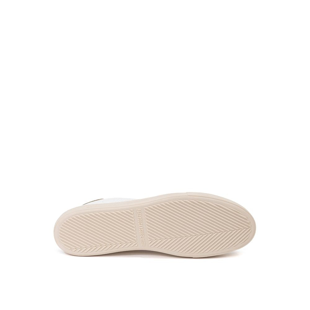 P448 Weiße Low-Top-Sneaker aus Leder