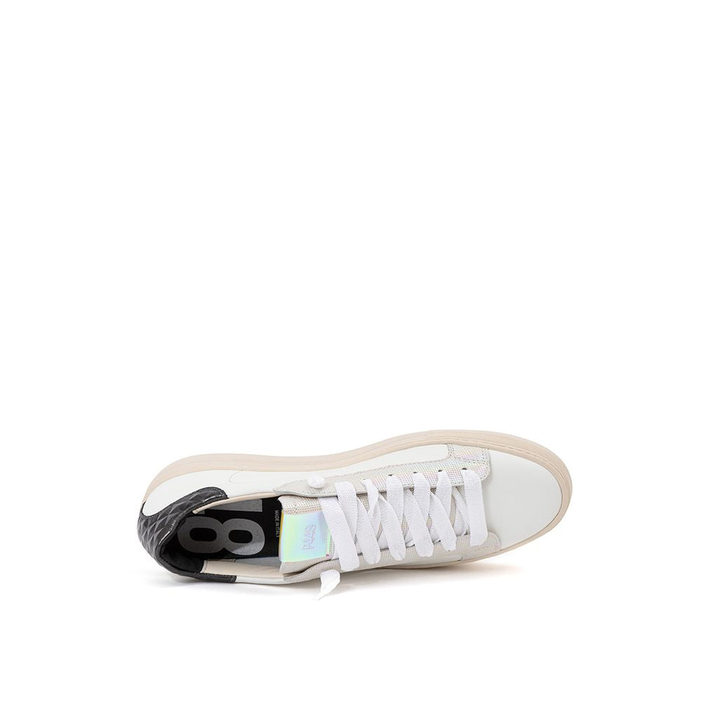 P448 Weiße Leder-Athletic-Sneaker