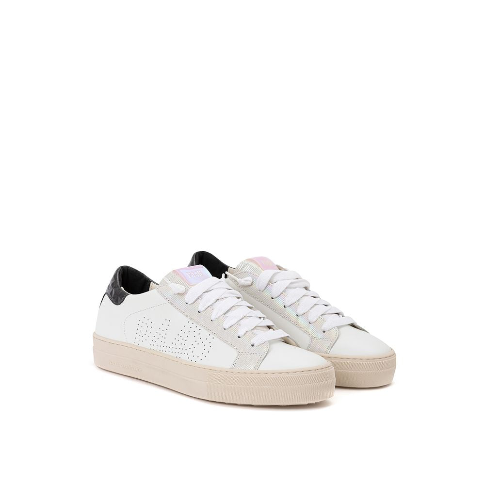 P448 Weiße Leder-Athletic-Sneaker