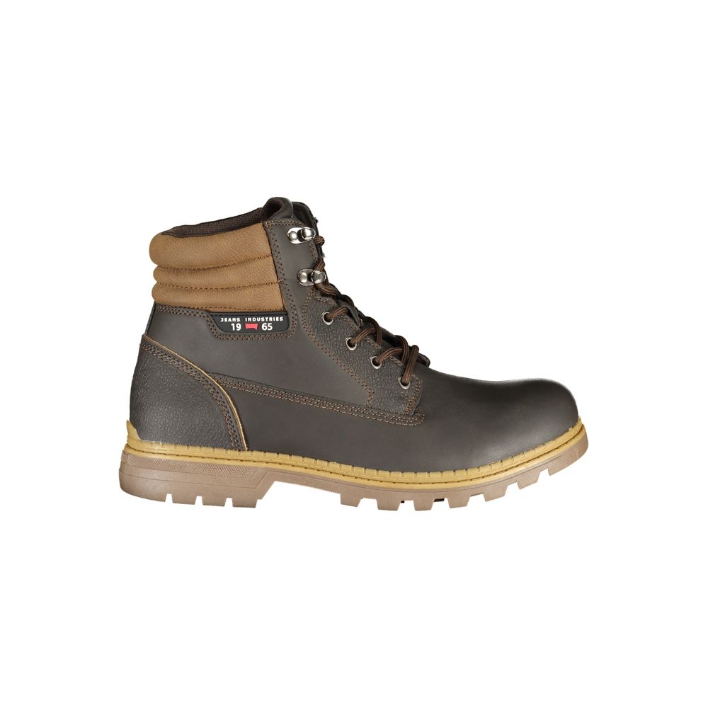Carrera Bottines marron en polyester