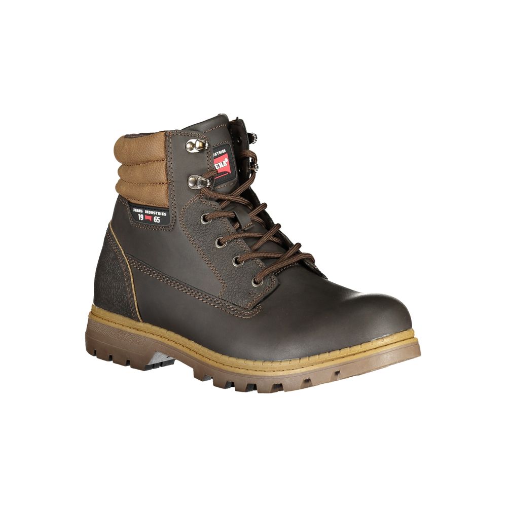 Carrera Bottines marron en polyester