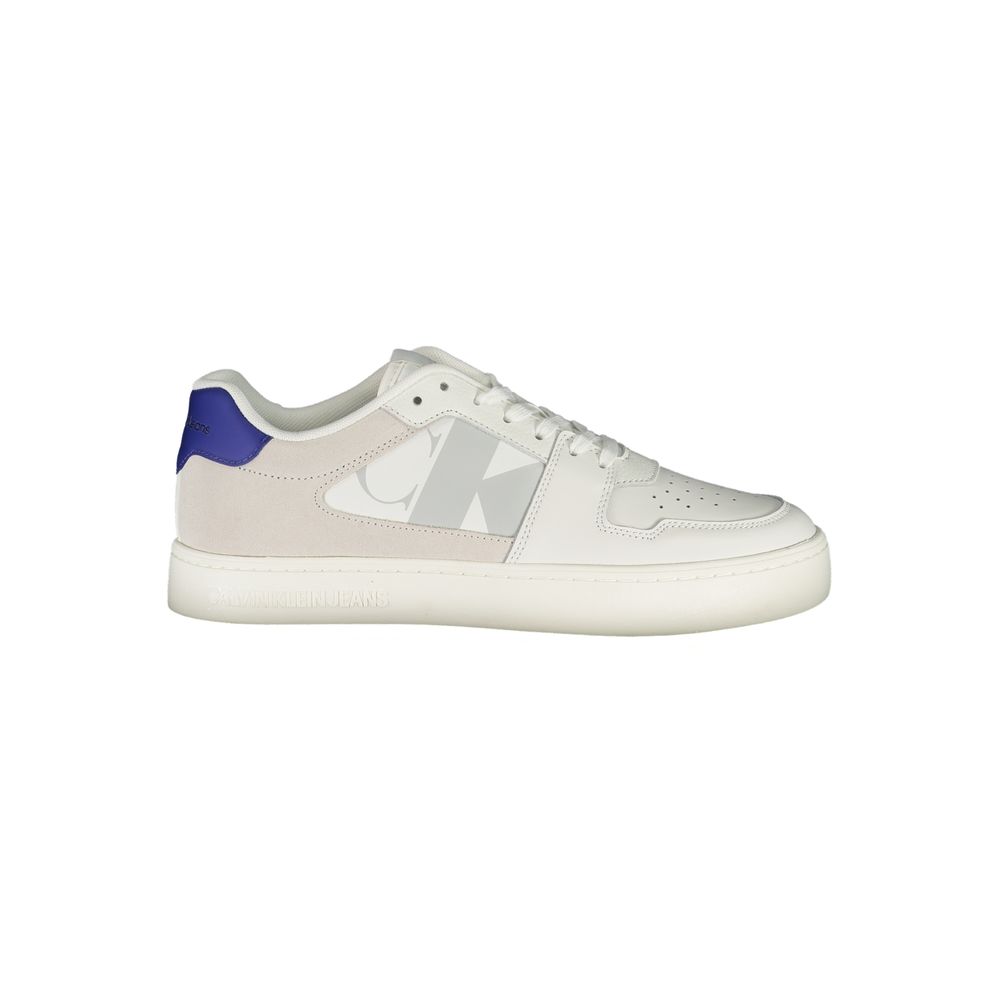 Calvin Klein Herren-Sneaker aus weißem Polyurethan