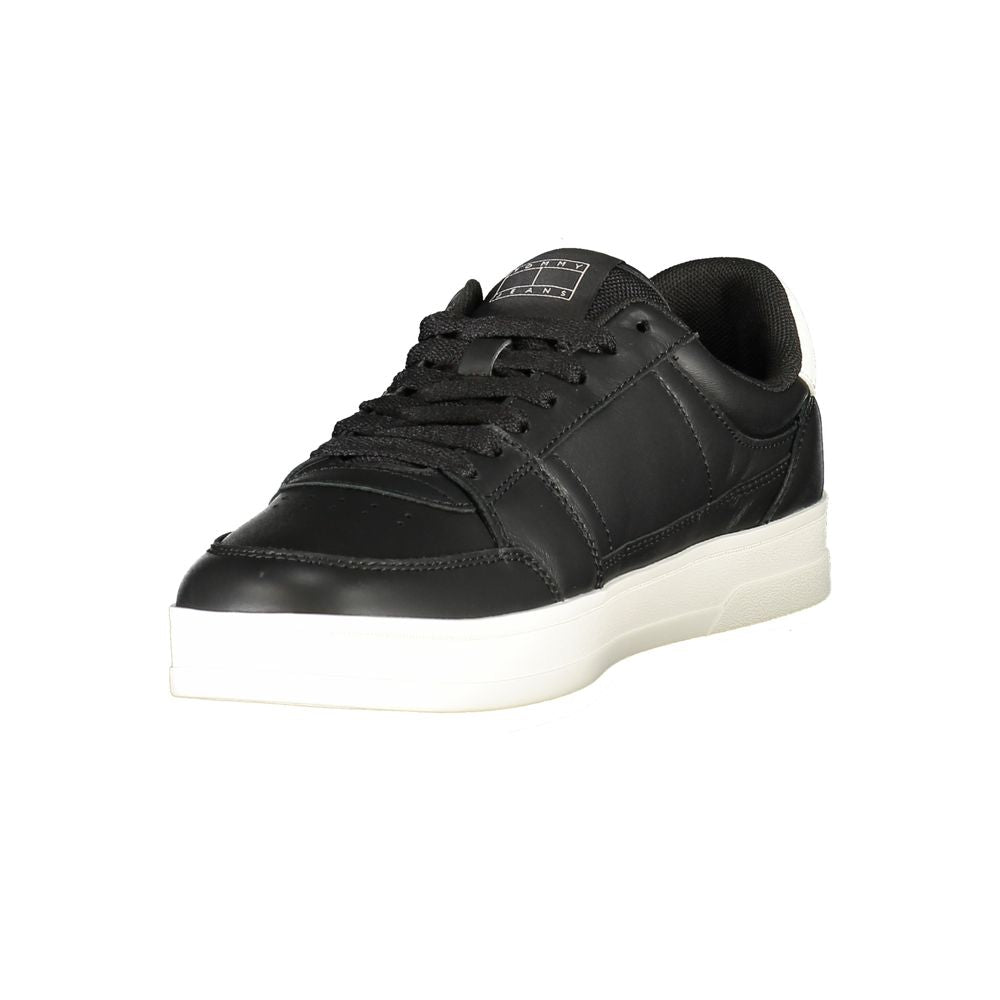 Baskets Tommy Hilfiger en cuir noir pour homme