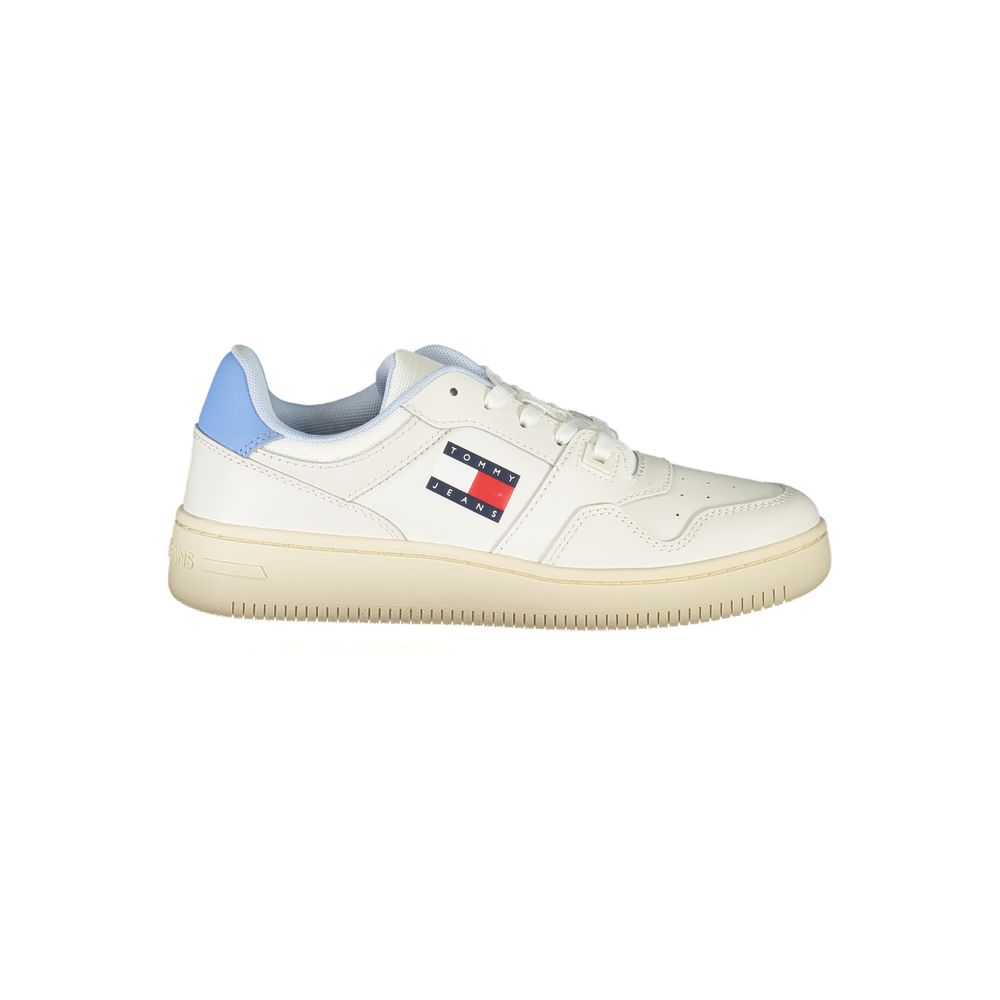 Tommy Hilfiger White Polyurethane Women's Sneaker
