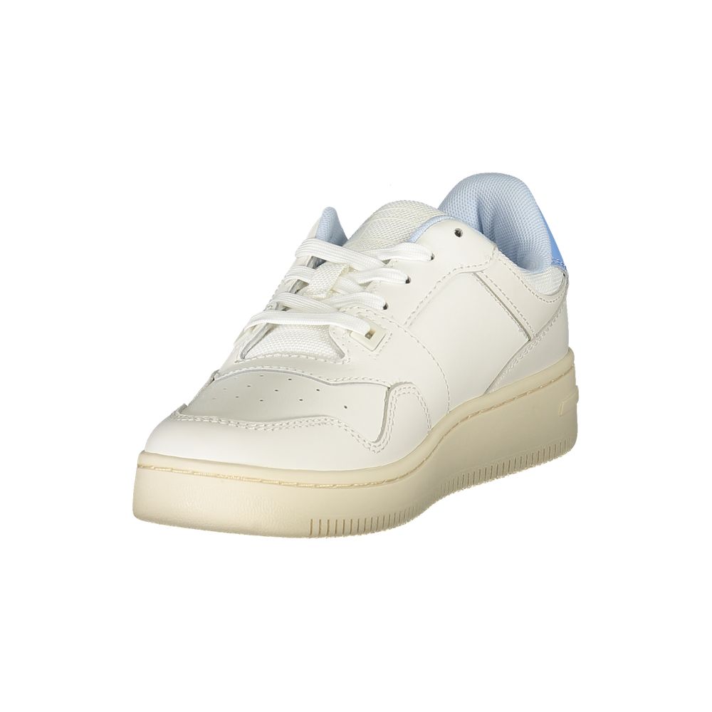 Tommy Hilfiger White Polyurethane Women's Sneaker