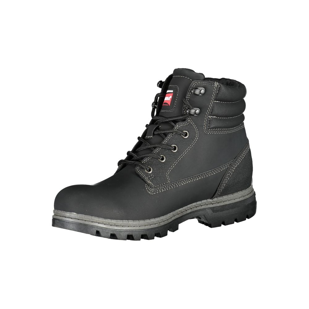 Carrera Schwarzer Polyester Herrenstiefel