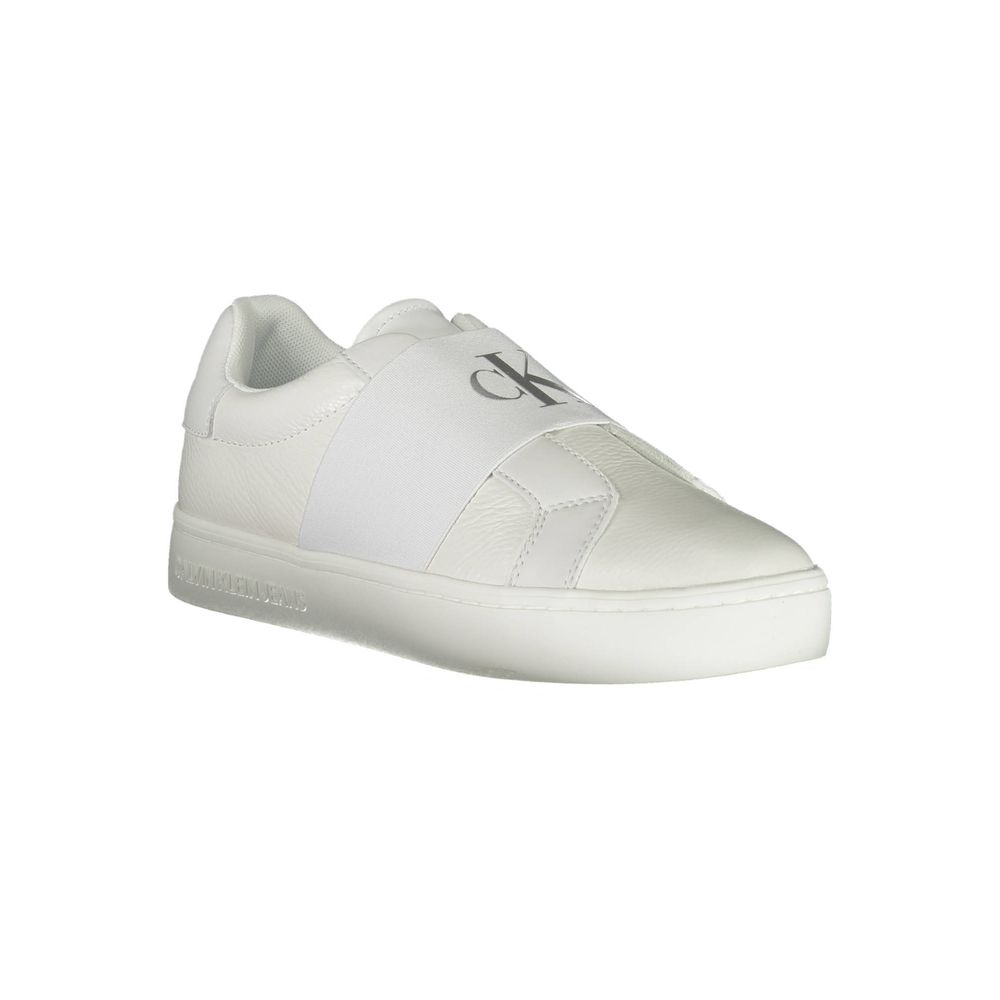 Calvin Klein sneakers in white fabric